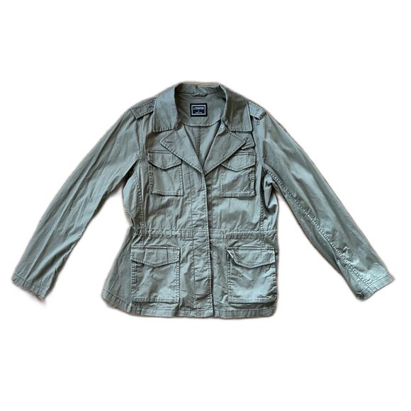 J. PETERMAN Green Military Utility Button Up Jacket  Women's Size Large - Picture 3 of 9
